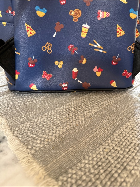 Loungefly Navy Disney Parks Snack Icons Mini Backpack main image 5